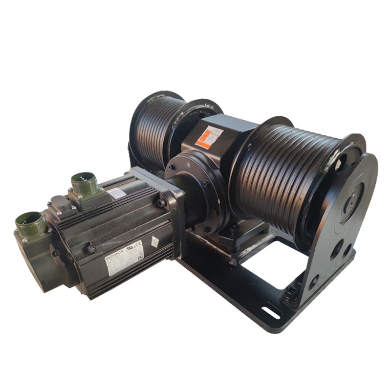 220 Volt Cordless Electric Winch, Dual Reel 12 Volt Electric Winch Servo Motor Customisable