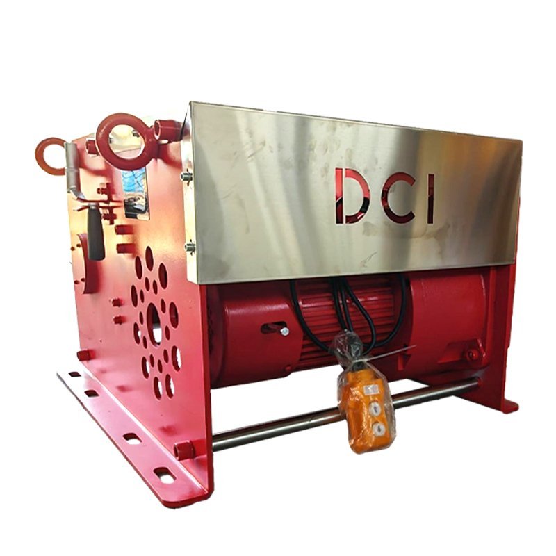 Parallel winchesPowerful winches with hand-cranking function with integrated gearmotor of King Kong Jr.