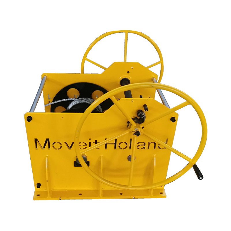 Hand Winch 5 tonnes Double Handle,Worm Gear Manual Two Speed Winch,Hand Mooring Winch