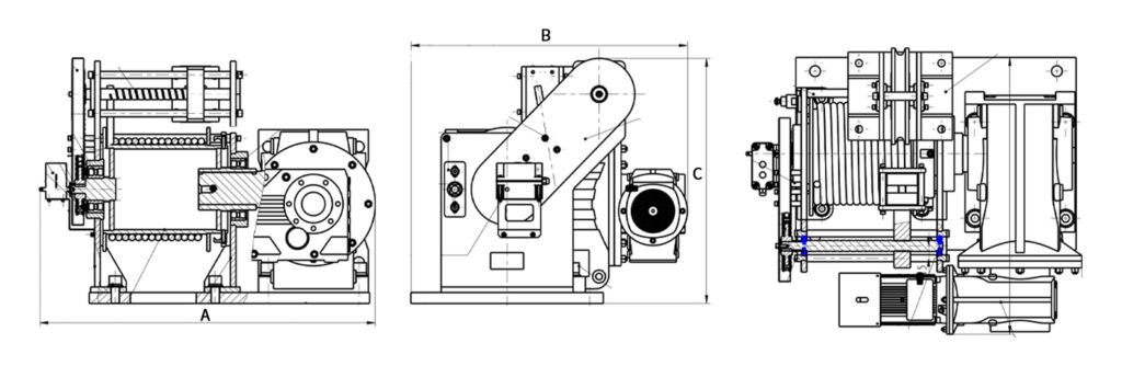 Self-reeling Industrial Winch - 1