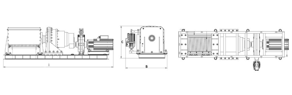 8 tonne servo winchAutomatic winches with precise controlHigh-power servo winches with encoders - 1
