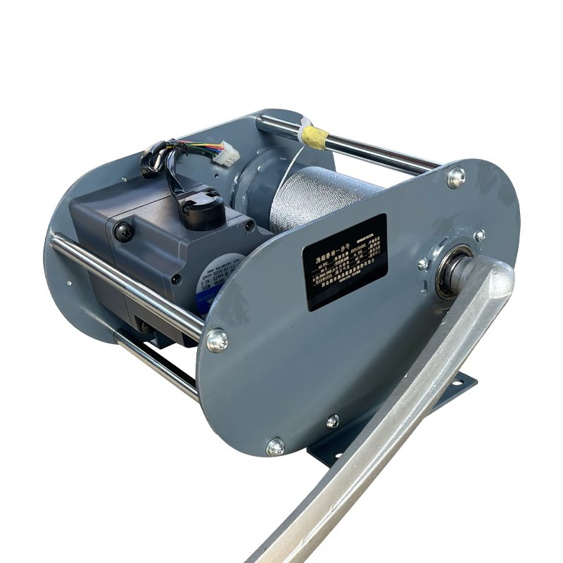 Manual electric winch can be freely switched hand crank crank electric drive small electric winch