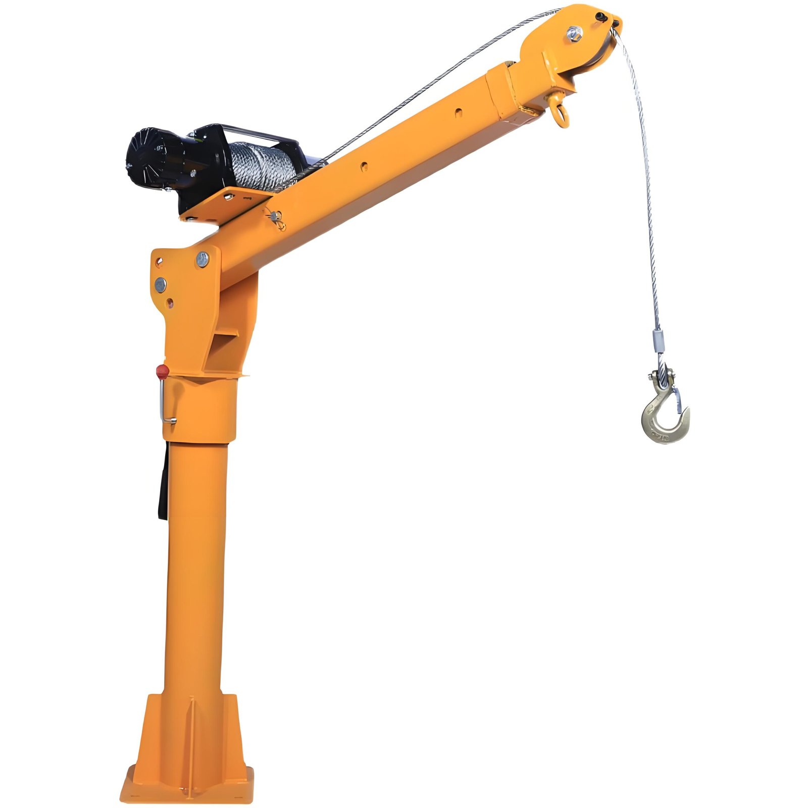 Crane electric winch installation process and specific steps for towing