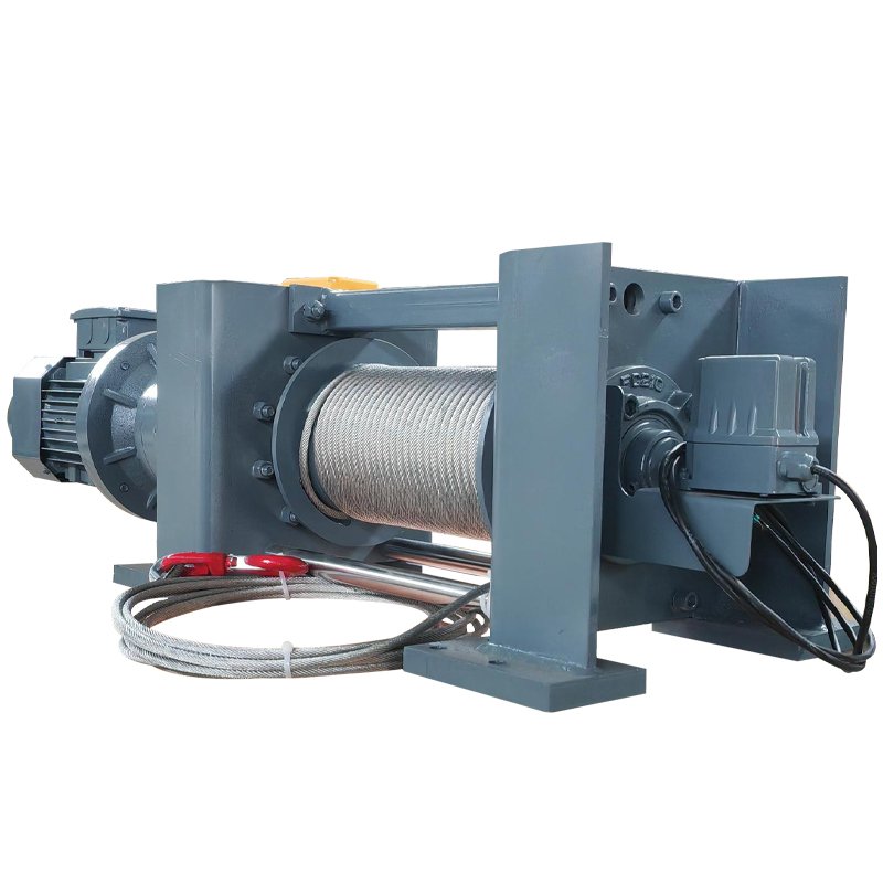 compact winch with planetary gearbox manufacturer supply electromagnetic brake 1 tonne electric winch