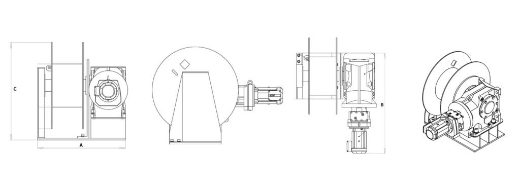 marine electric winch boat winch for offshore use motor lift winch for salt spray environments - 10