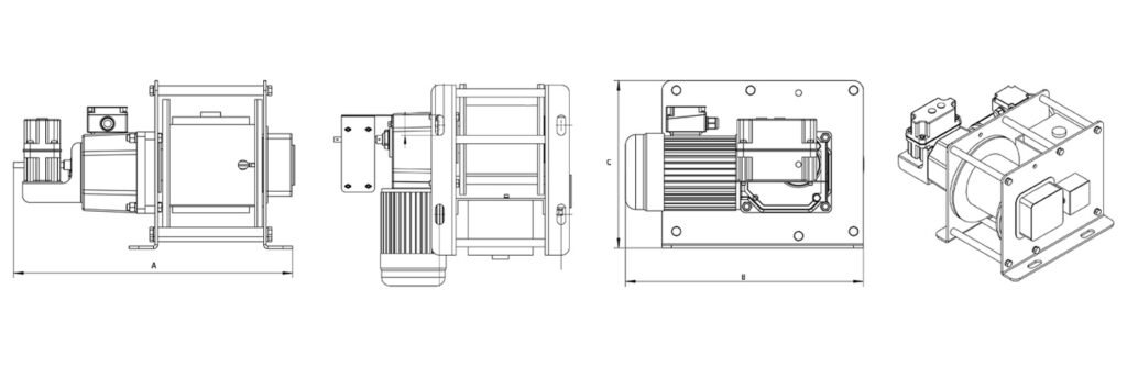 Chandelier winch can be used for shopping mall theatre atrium art chandelier hanging winch custom ODM - 1