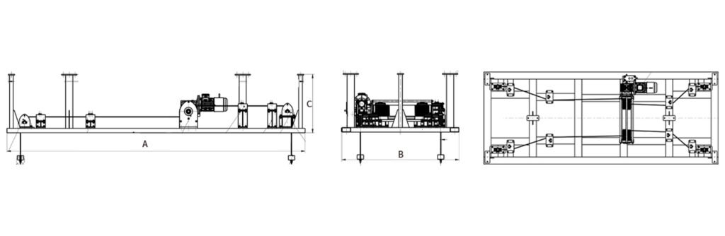 Lifting winchesFour-rope synchronised low-noise electric lifting equipment for tabletop or large component lifting winches - 1