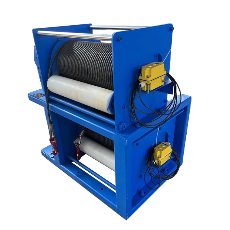 Combination Winch Double Rope Synchronous Rope Out Manufacturer Supply Industrial Winch with Electromagnetic Brake