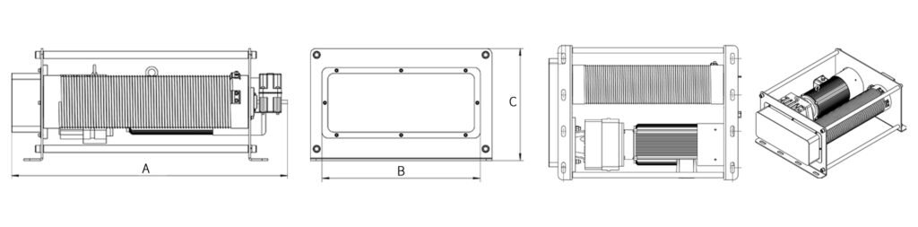Parallel Winch Chain Drive with PLC Control and Anti-tangle Rollers for Heavy Duty Lifting Electric Winch ODM - 7
