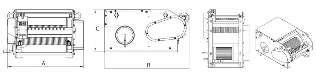 Self-layering Industrial Winch - 1