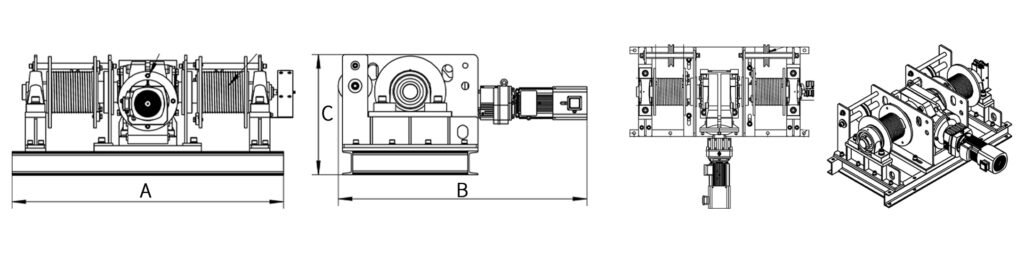 Double-drum Industrial Winch - 1