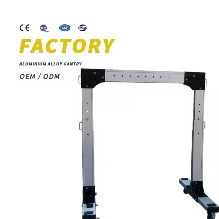Portable Aluminum Gantry Crane Kit  Mini Mobile Crane 200kg-1 Ton