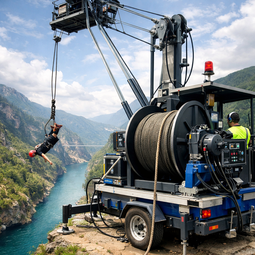 Cabrestante elástico de 1000 lb a 20000 lb - 2