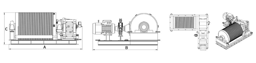 Bungee Jumping Winch PLC VFD Control Large Diameter Drum Dual-Brake Safety Assurance Industrial Winch - 1
