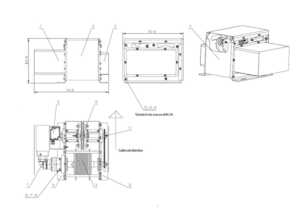 Stainless Steel Electric Winch Solutions for Marine Inspection and Scientific Research Operations - 3