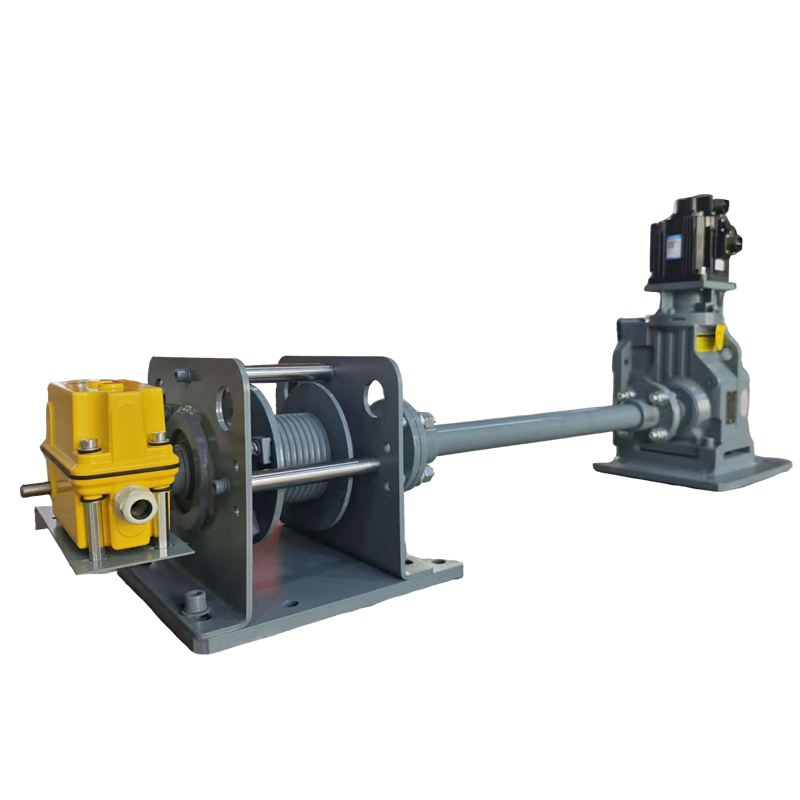 Custom industrial servo winch for PLC integration