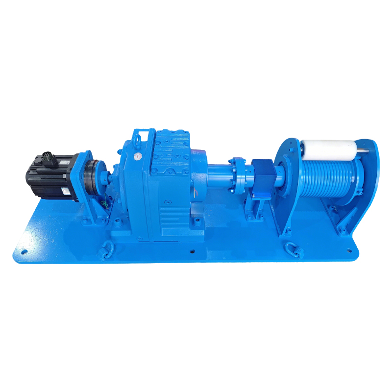 Custom torque-monitored servo winch system