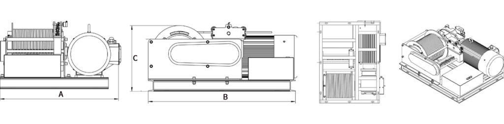 Cabrestante autoenrollable: control preciso de la longitud, enrollado ordenado de cuerda multicapa - 1